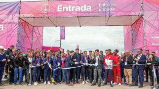 Juegos Suramericanos: Pullaro inauguró la villa deportiva de Rafaela