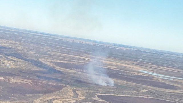Incendios activos en Victoria y Diamante