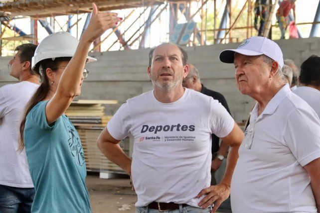 In situ. Maletti supervisa los avances de las distintas obras que lleva adelante la provincia de Santa Fe de cara a los Juegos Odesur.