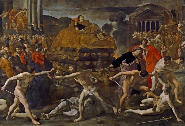 “Exequias de un emperador romano” (1636)