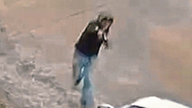 Imágenes de la cámara de seguridad en barrio Guadalupe