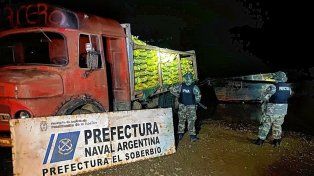 Prefectura interceptó un contrabando 10 toneladas de soja hacia Brasil