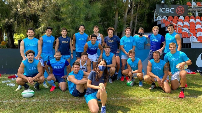 Los Pumas Seven vienen entrenando desde hace tiempo en Casa Puma en Buenos Aires.