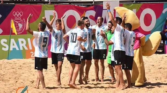 El fútbol playa será protagonista en el Balneario La Florida.
