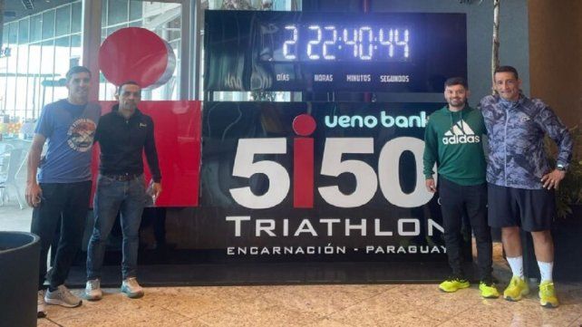 Participación entrerriana en el Ironman 5150 de Paraguay.