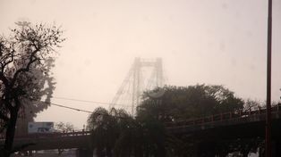 Otra jornada con niebla en la ciudad