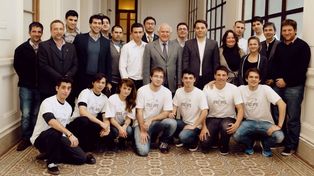 Los ganadores del NASA Space Apps Challenge Rosario estuvieron con Lifschitz