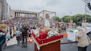Conmemoraron con una misa los 250 años de la llegada de la Virgen del Rosario