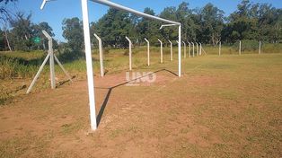Este fin de semana le robaron el alambrado perimetral a la cancha de fútbol que el club El Quillá tiene en las instalaciones del Automóvil Club Argentino.