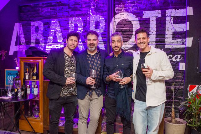 Facu Domínguez, Cris Colze, Tacho Chamut y Nacho Turner
