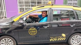 Claudio Martín transita la vida conduciendo un taxi, uno de sus trabajos actuales además de ser instructor y participar como columnista en algunos programas deportivos.