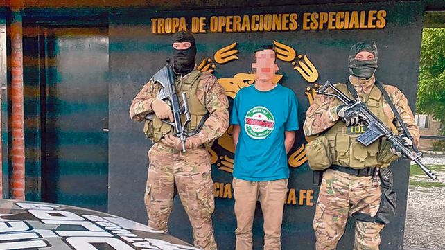 Sin salida. Ángel Nahuel Bini estuvo sólo dos meses en la policía y el lunes lo apresaron agentes de la TOE.