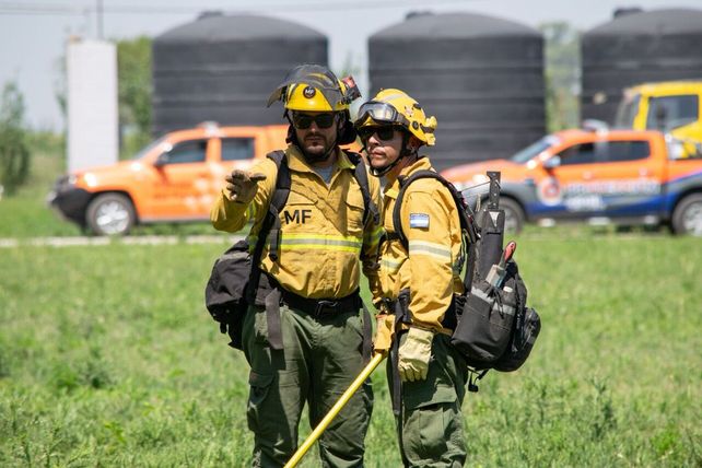 La capacitación de brigadistas se llevó a cabo en Gálvez.
