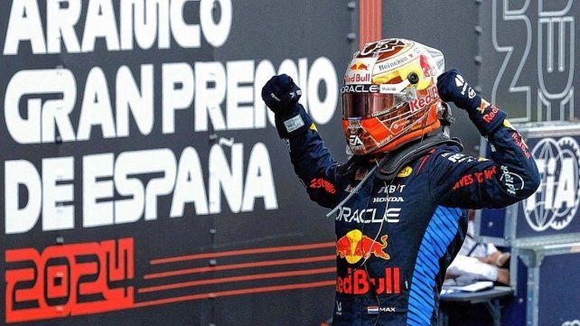 Max Verstappen se quedó con el Gran Premio de España.