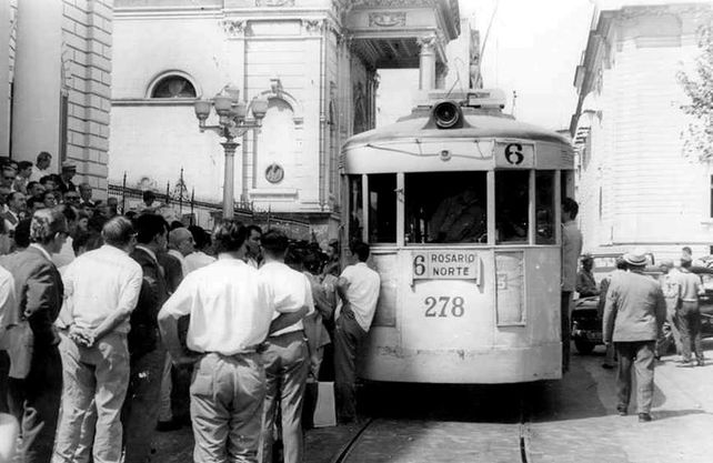 El coche 278 en su último día.