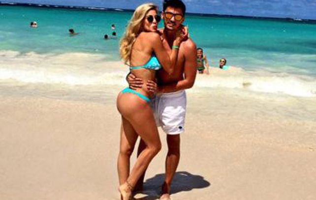 Virginia Gallardo presentó en sociedad a su pareja en Punta Cana