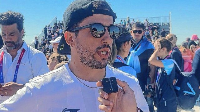 Maligno Torres, espectador de lujo en Rafaela: Necesitábamos una pista así