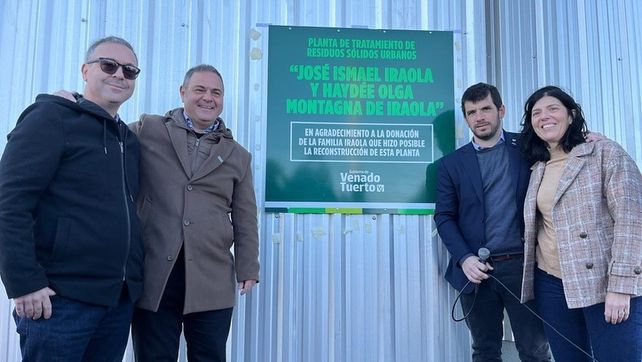 En un día considerado histórico Venado Tuerto inauguró la planta de tratamiento de residuos