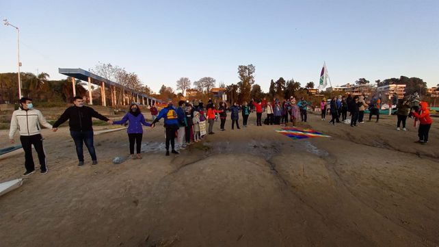 La caravana partió desde el balneario La Florida.&nbsp;