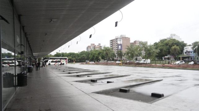 Paro general. La Terminal de Omnibus sin actividad en este jueves 19 de febrero