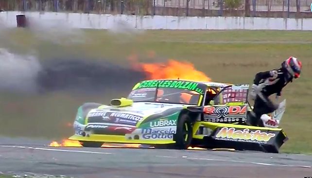 Piloto entrerriano tuvo una largada accidentada en el TC Pista Mouras