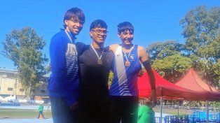 Kevin Ávila de Velocidad y Resistencia se destacó en lanzamiento de jabalina en el Provincial U20 que se llevó a cabo en Rosario.