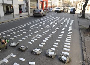 Hallan 263 kilos de marihuana tras persecución y tiros cerca del centro