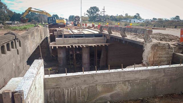 Avanza en un 80% la obra del acceso a Concordia