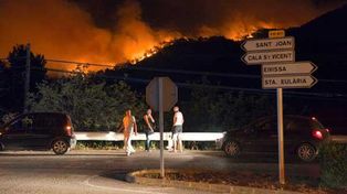 Un argentino provoc&oacute; un incendio en Ibiza que ya destruy&oacute; dos mil hect&aacute;reas de bosques