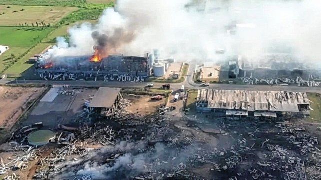 El fuego en Ezeiza está contenido.