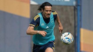 Cavani no entrenó y es baja para Boca ante Central Córdoba.