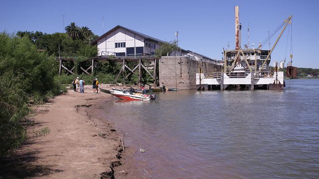Impresionantes imágenes de la bajante del río Paraná