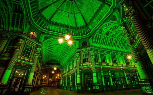 Leadenhall Market en Londres Fotografía.