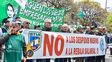 La CGT retomó su plan de lucha con una marcha en defensa de la industria