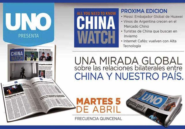 Este martes 5 de abril llega con el UNO el Suplemento China Watch