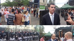 Así se vive la previa del debate presidencial en Santa Fe