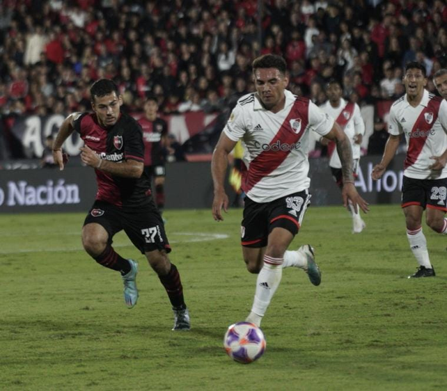 River encontró una contra y le ganó a Newells 1 a 0 en la última jugada del partido