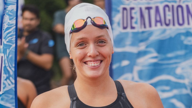 Candela Giordanino, busca apoyo para competir en la Copa del Mundo de aguas abiertas