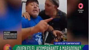 Apareció un polémico video de Maradona con habano, cerveza y pastillas