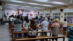 El robo ocurrió durante el encuentro religioso del domingo.