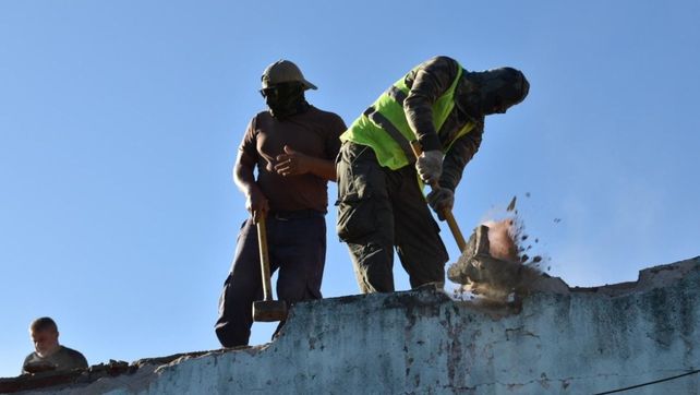 El búnker 105 derribado por la provincia se encontraba en la zona oeste de Rosario.