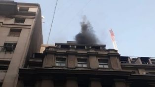 Se desató un incendio en el Ministerio de Economía de la Nación