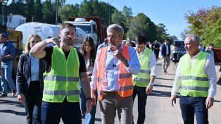 Este lunes el gobernador de Entre Ríos, Rogelio Frigerio, estuvo en Concordia junto al intendente, Francisco Azcué.
