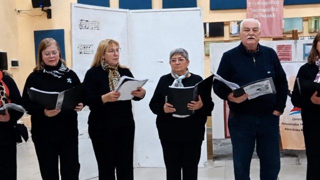 Paraná recibió el primer Encuentro Coral de la Tercera Edad