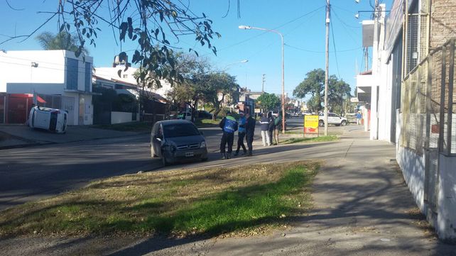 Sin lesionados. Pese a la violencia