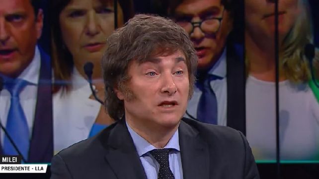 El candidato presidencial de La Libertad Avanza