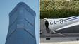 El impacto de la avioneta contra el edificio de 528 metros de altura El impacto de la avioneta contra el edificio de 528 metros de altura