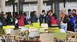 docente universitarios de paro: hoy abrazan la facultad de ciencias economicas
