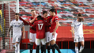 Manchester United le dio una paliza al Leeds de Bielsa