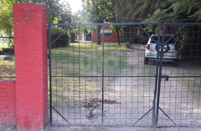 El lugar en donde fue atacado el gendarme retirado.